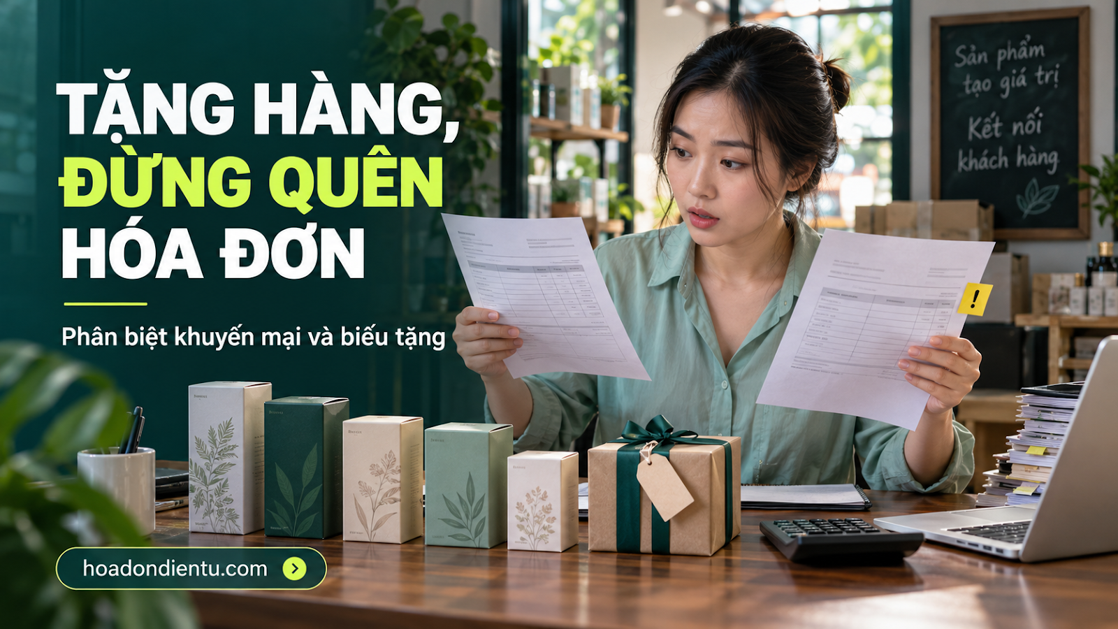 Tặng hàng, đừng quên hóa đơn — phân biệt khuyến mại và biếu tặng