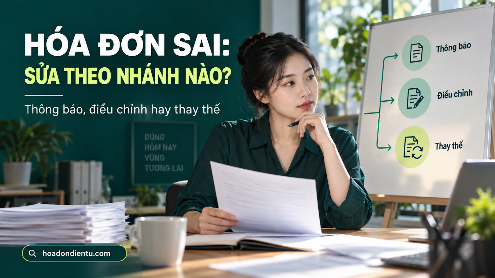 Hóa đơn sai: sửa theo nhánh nào? — thông báo, điều chỉnh hay thay thế