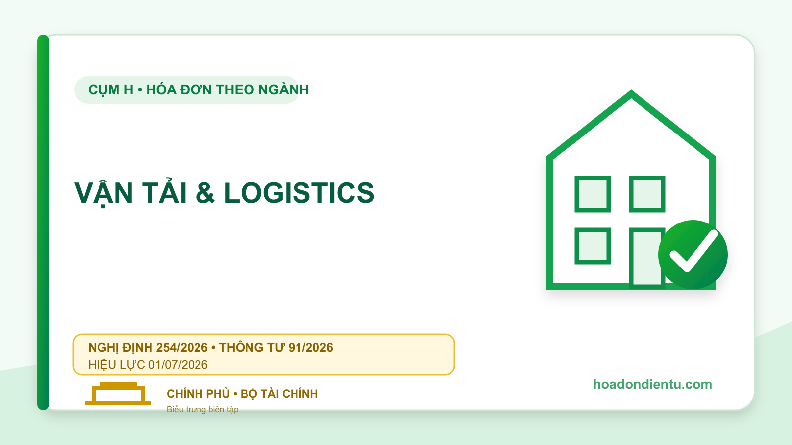 Hóa đơn điện tử vận tải và logistics: Cước, phụ phí, đối soát