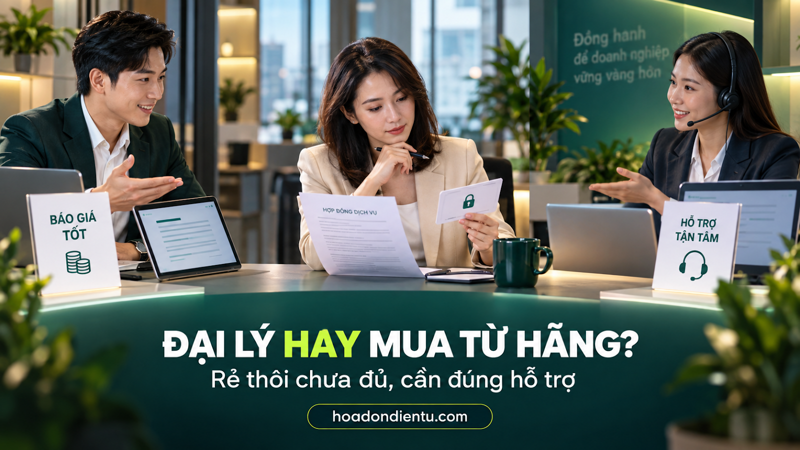 Đại lý hay mua từ hãng? — rẻ thôi chưa đủ, cần đúng hỗ trợ